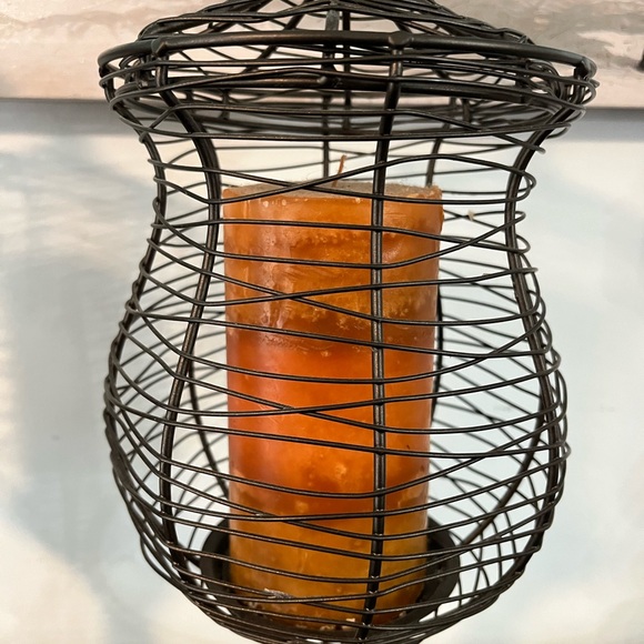 PartyLite Accents Partylite Apothecary Bronze Metal Pillar Candle